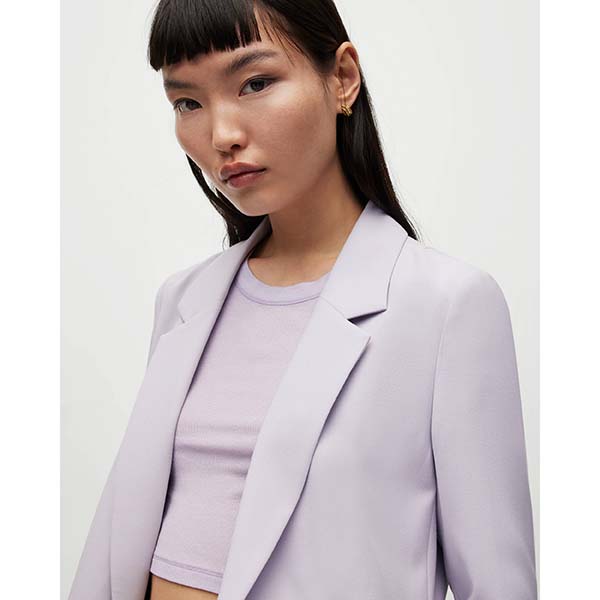 Allsaints Australia Womens Aleida Tri Blazer Lilac AU29-372